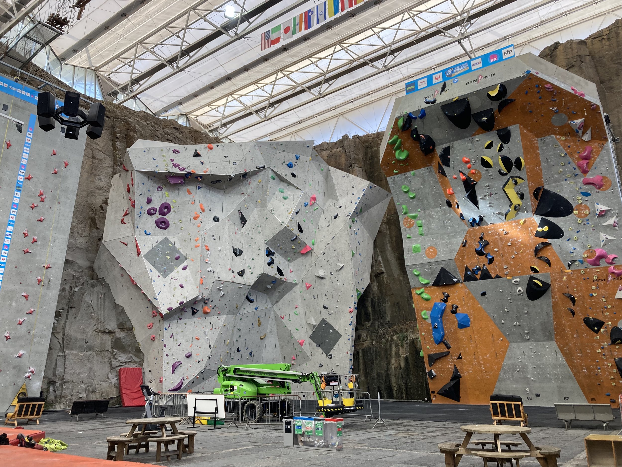 Edinburgh international 2024 climbing arena